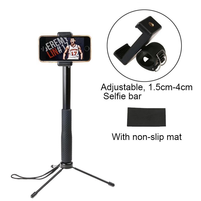 Foldable Tripod Selfie Stick for Action Cameras and Phones - 93cm