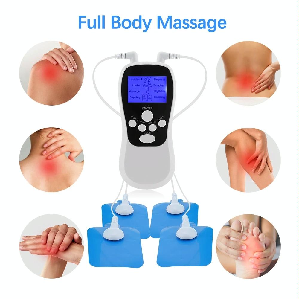 Blue Low Frequency Pulse Meridian Massage Instrument - White Upgrade