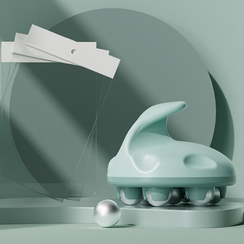 Green Steel Ball Abdominal Massager For Calf Muscles