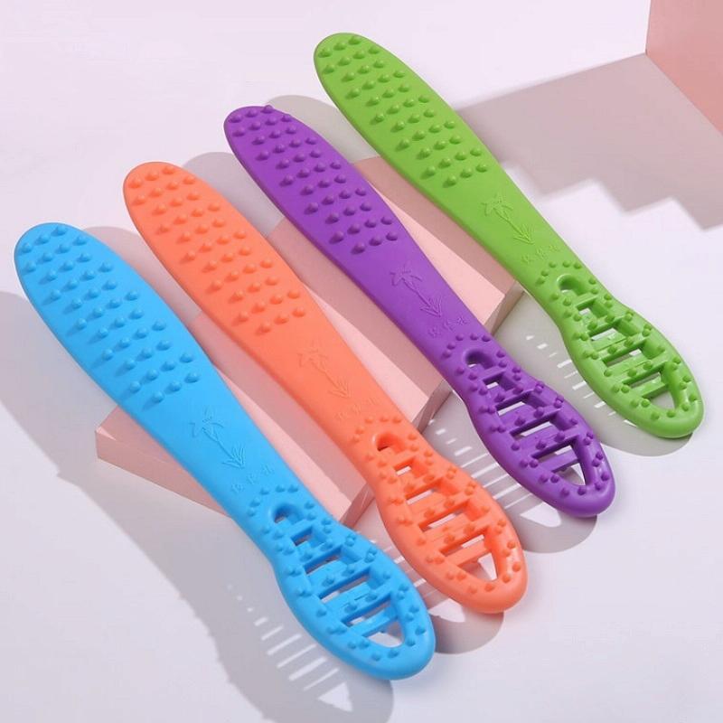 Silicone Health Meridian Massage Fitness Massager Random Colour 35Cm Second Gen