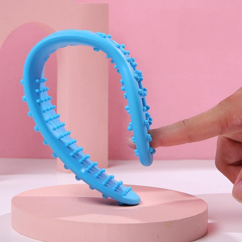 Silicone Health Meridian Massage Fitness Massager Random Colour 35Cm Second Gen