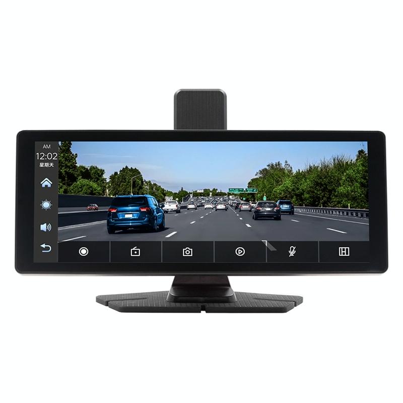 Portable Car Bluetooth Dvr Monitor - Supports Carplay / Android Auto - Display + Camera