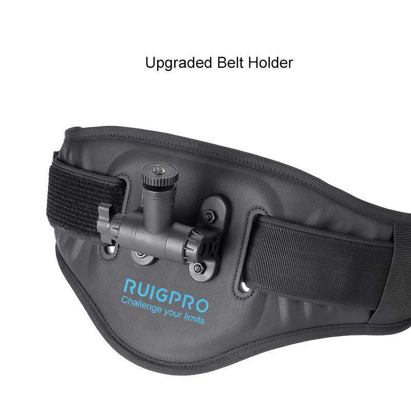 Phone Gimbal Stabilizer Waist Belt Strap - With Action Cameras Adapter
