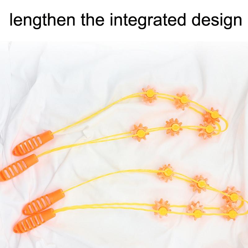 3-Wheel Manual Back Massager Green