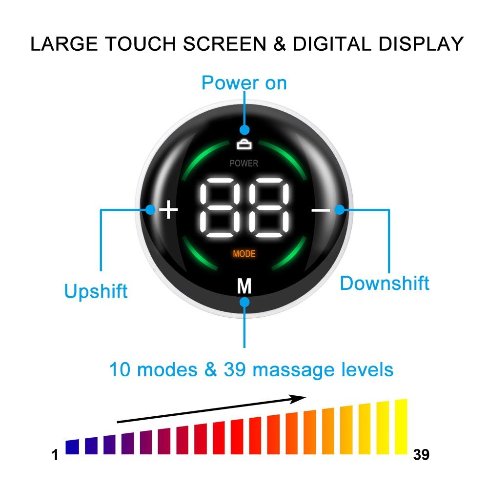 Ems Cervical Massager Patch Full Body Pulse Therapy - Double Host With Remote