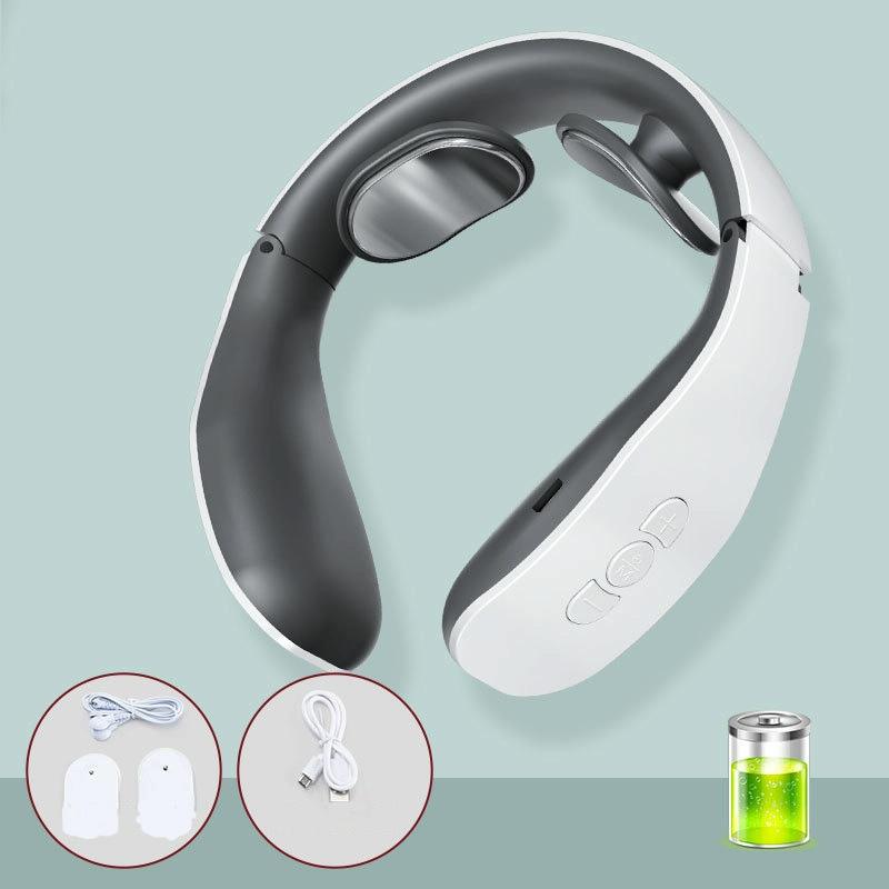 Electromagnetic Pulse Neck Massager With Heating Charging