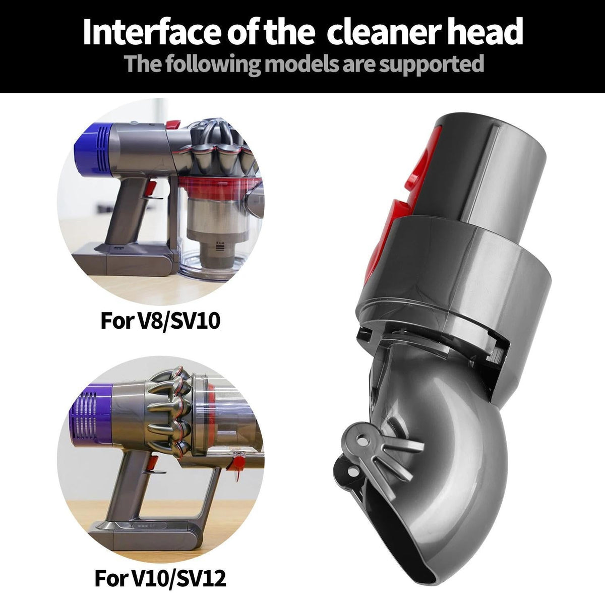 Vacuum Cleaner Repair Parts Suction Head Connector Power Interface - For Dyson V11 / V15 High Torque