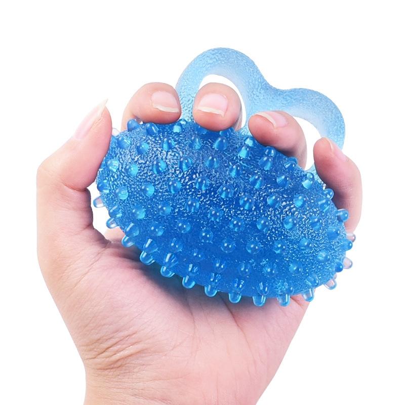 2-Piece Tpr Grip Ball For Stroke Rehabilitation &amp; Massage Fits Two Fingers