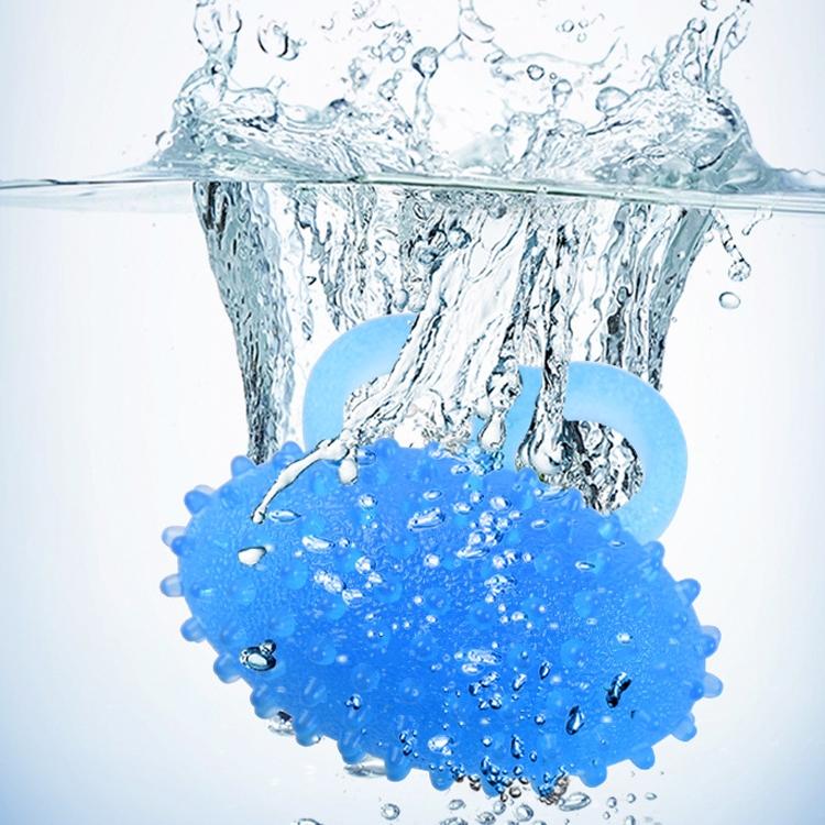 2-Piece Tpr Grip Ball For Stroke Rehabilitation & Massage Fits Two Fingers