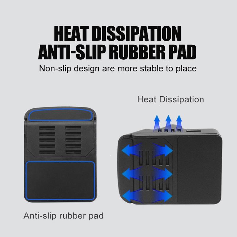 Portable Cooling Base with Tooth Projection Converter - Compact Design