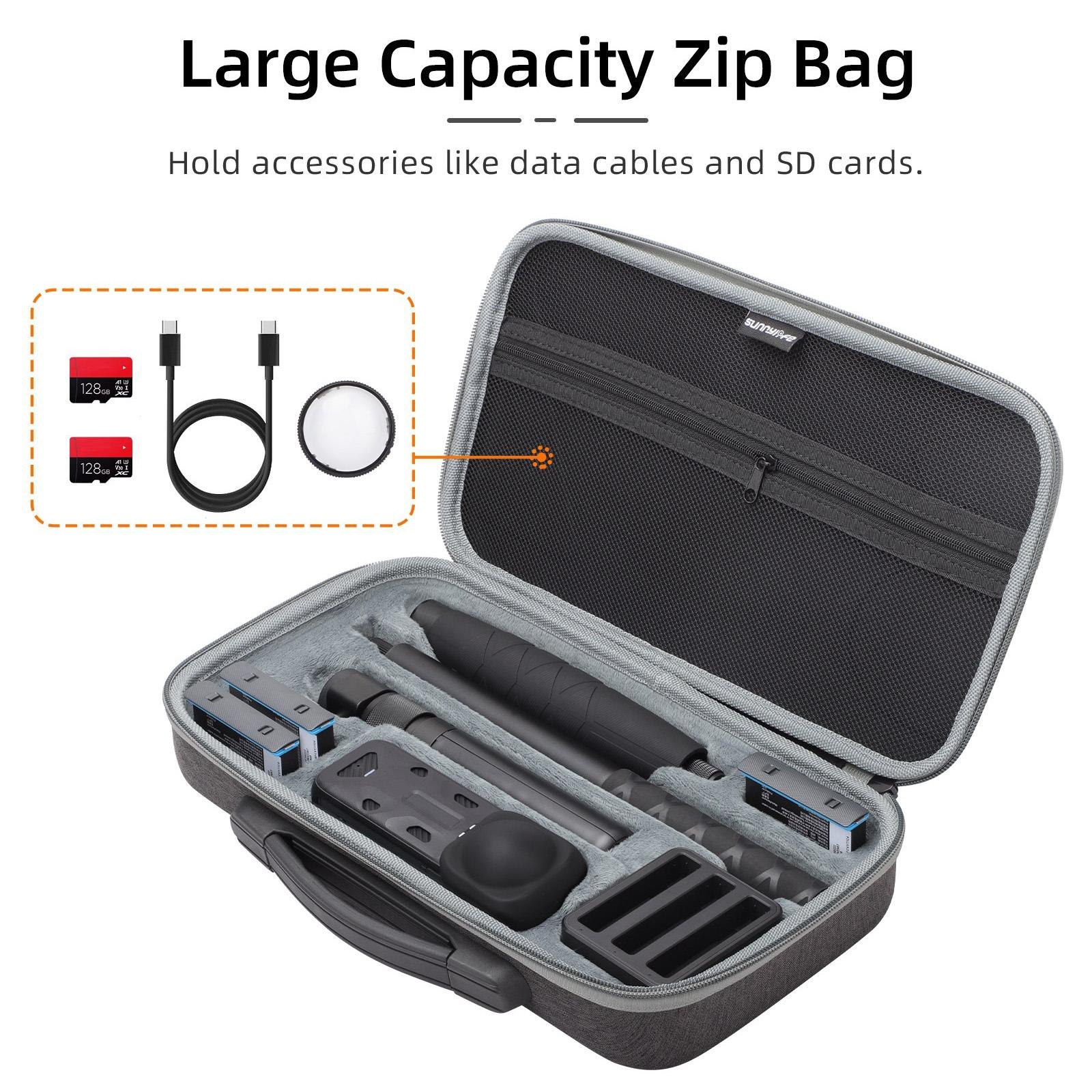 Insta360 X4 Sunnylife Mini Camera Bag for Carrying Model X4-b812 - X4-B816 Combo Bag