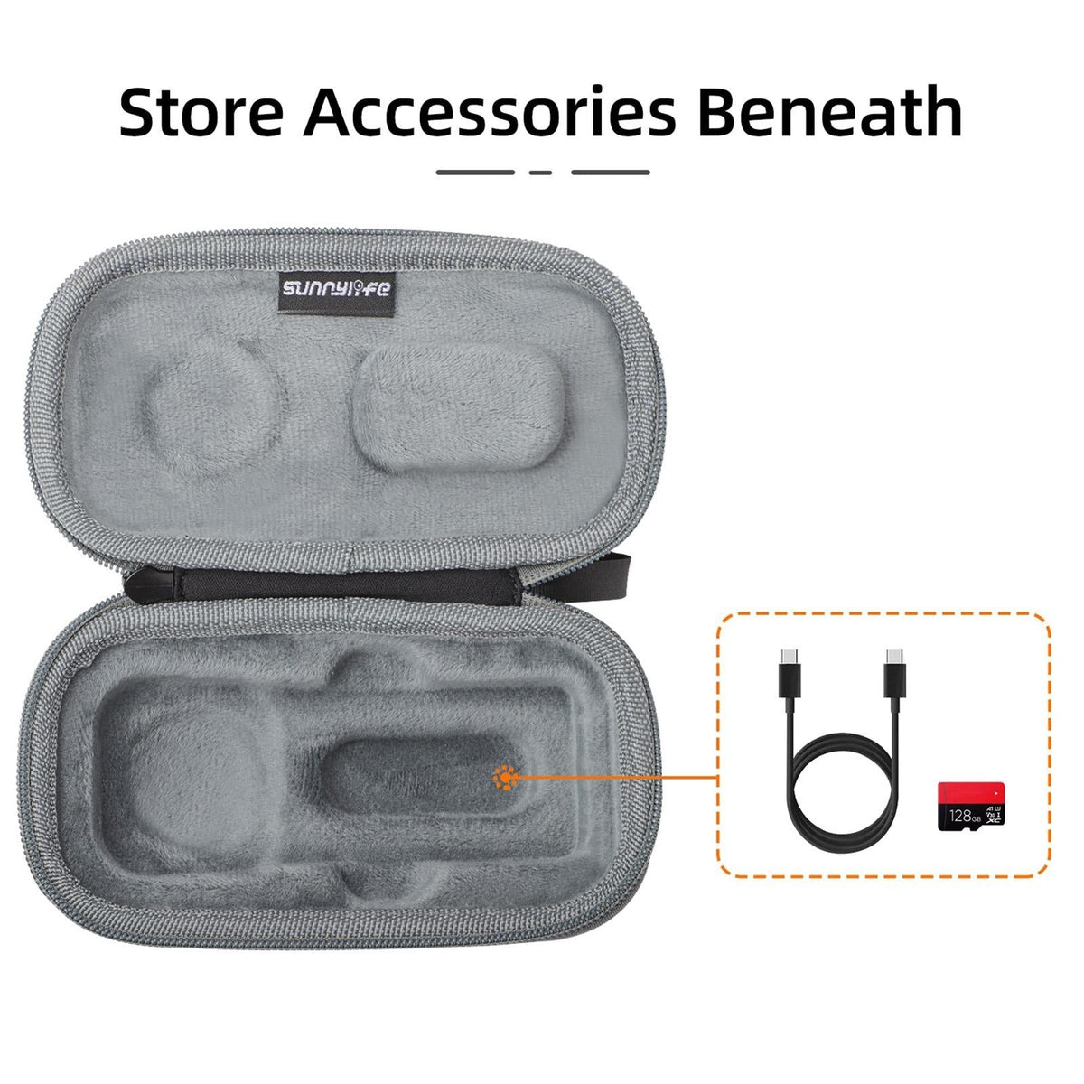 Insta360 X4 Sunnylife Mini Camera Bag for Carrying Model X4-b812 - X4-B816 Combo Bag