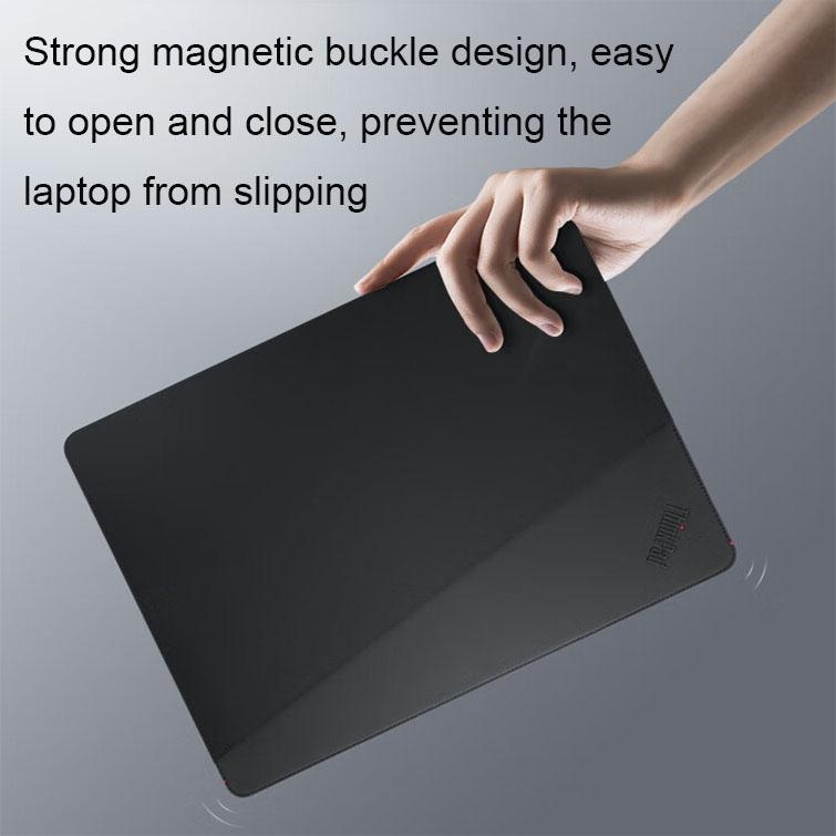 13 Inch Thinkpad Laptop Sleeve With Anti-Fall Protection And Magnetic Buckle - 14 Inch