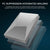 Waterproof Expandable Backpack with Usb Charging and Password Lock - Silver