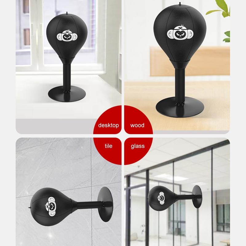 Desktop Speed Ball For Boxing Training - Bear Design With Gloves & Pump - Monkey+Pump