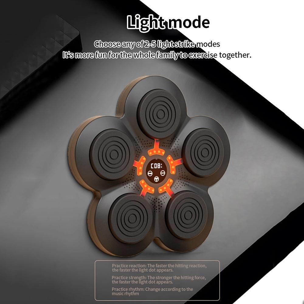 Bluetooth Music Boxing Machine With Wall Mount And Adult Gloves - With Kids Gloves