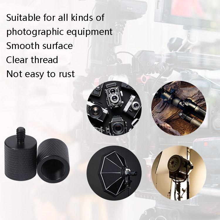 2-Pack Microphone Screw Adapters F10 5 / 8-27 Female To 3 / 8 Male