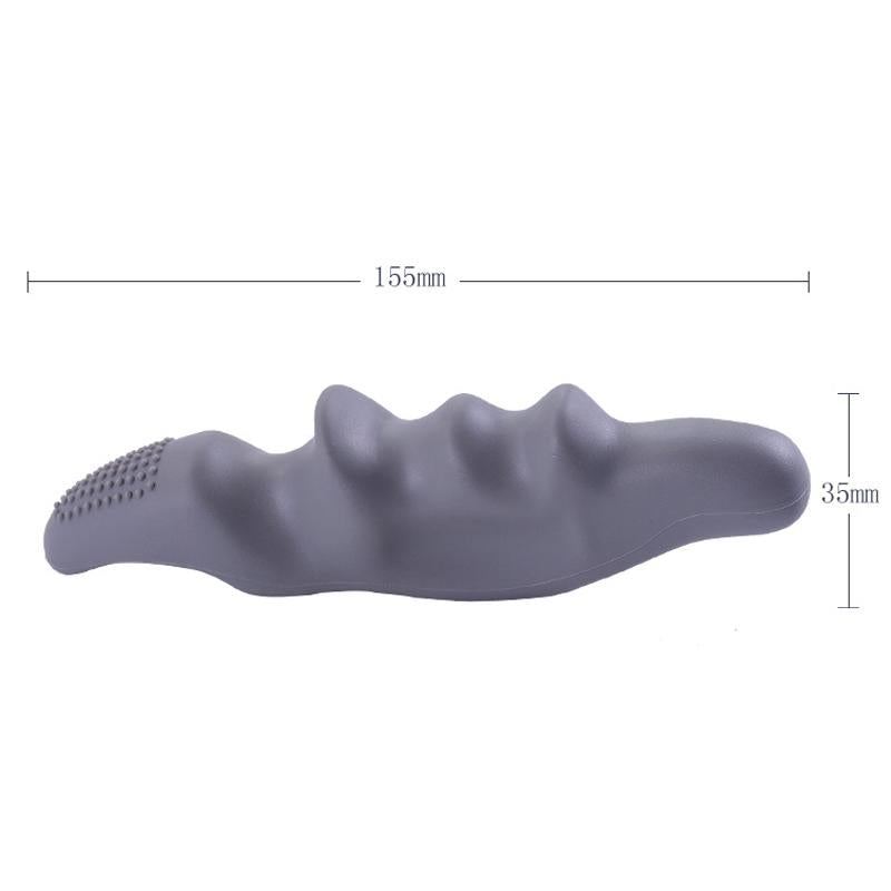 Silicone Thumb Massager For Muscle Relaxation And Fascia Massage Blue