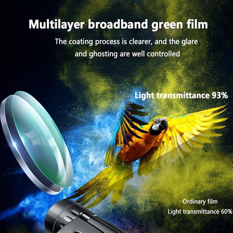 Foldable Hunting Binoculars for Outdoor Adventures - 200 X 25 With Phone Clip