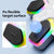 Bluetooth Music Boxing Machine - 4 Modes 9 Speeds Colourful Lights - With Kids Golves White