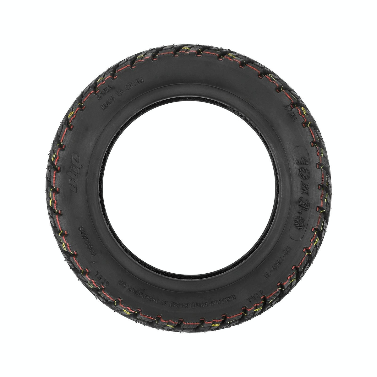 10x3.0 Ulip Electric Scooter Tire for Dualtron Zero 10x - Off-road Thickened Tubeless - 10 Inch - With Gas Nozzle