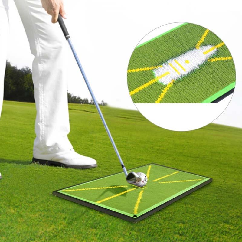 Golf Batting Pad Swing Practitioner Beads Training Cushion No Balls