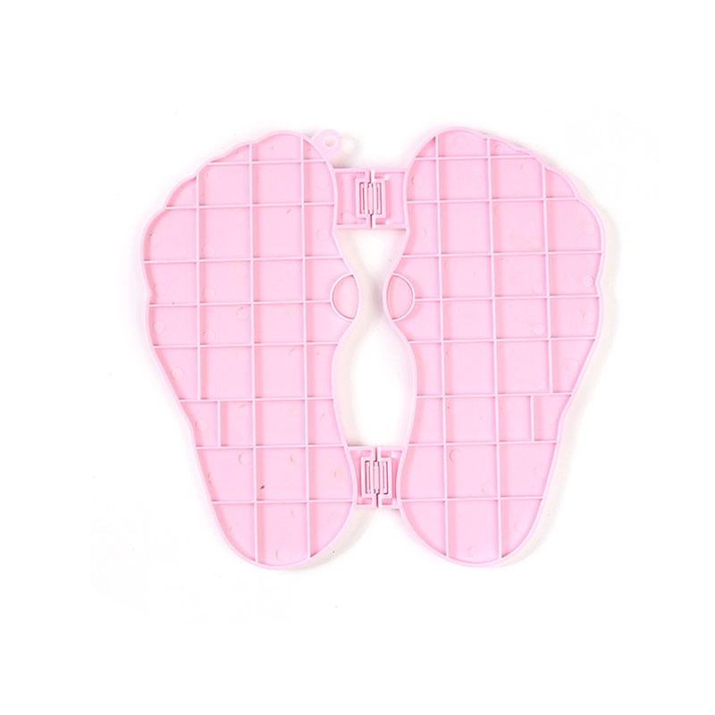 Portable Elderly Foot Massager Pink Battery