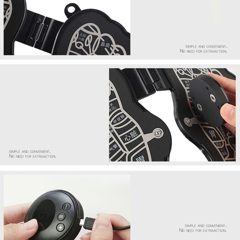 Portable Elderly Foot Massager Pink Battery