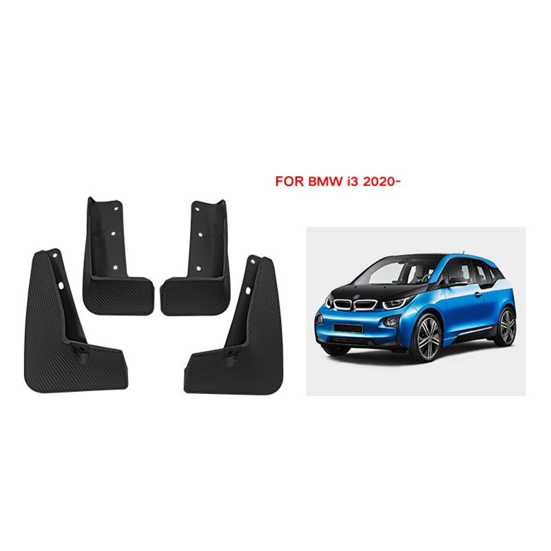 For Bmw I3 Electric 2020-2021 4Pcs / Set Car Auto Soft Plastic Splash Flaps Fender Guard