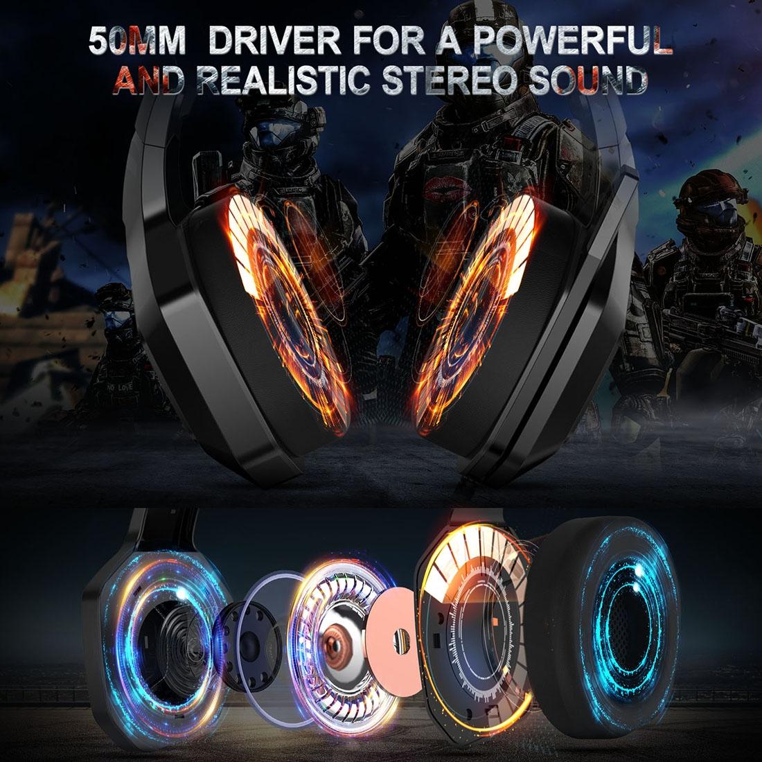 Rgb Led Gaming Headset With Wired Connection