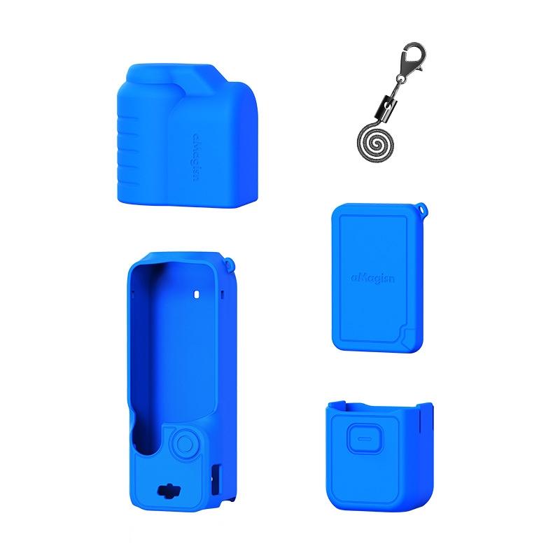 5-in-1 Silicone Case for Dji Pocket 3 Camera Accessories - 5 In 1 Blue