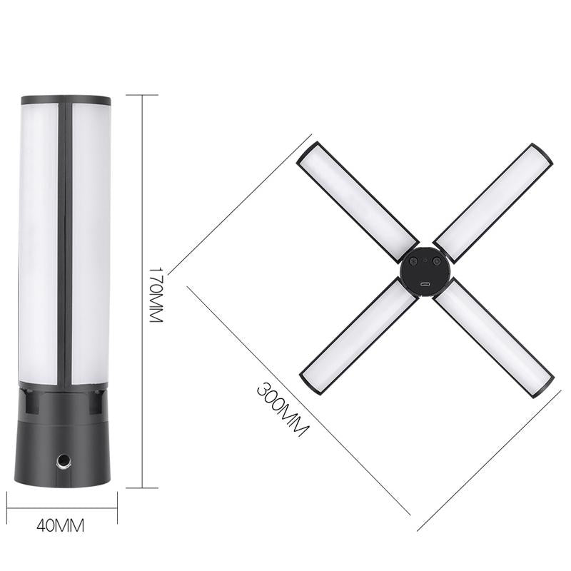 Portable Beauty Live Fill Light for Mobile Phones - Foldable Charging Model