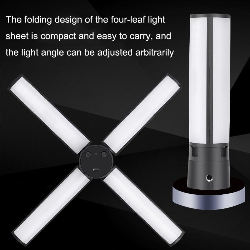 Portable Beauty Live Fill Light for Mobile Phones - Foldable Charging Model