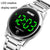 Men Electronic Sports Watch - Versatile Steel Belt - Gold