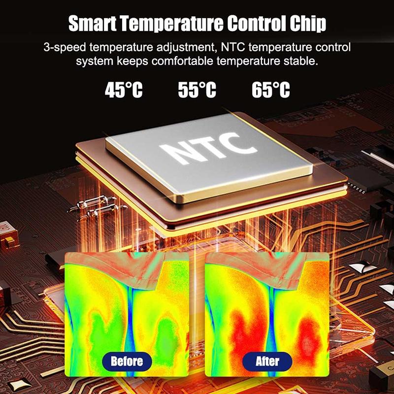 Electric Knee Warm Pad Double Therapy No Vibration