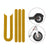 Reflective Stickers for Xiaomi Mijia M365 Pro Scooter - Yellow