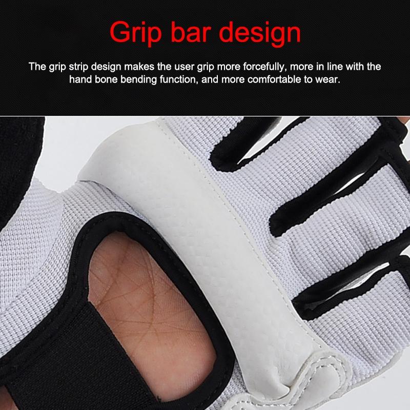 Adults Half Finger Sandbag Training Boxing Gloves - Pu Leather For Fitness And Sparring