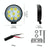 6.7W White Light Round - Shaped Waterproof Car Boat Marine Work Lights Spotlight Led Bulbs Dc 9 - 30V
