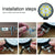 6.7W White Light Round - Shaped Waterproof Car Boat Marine Work Lights Spotlight Led Bulbs Dc 9 - 30V