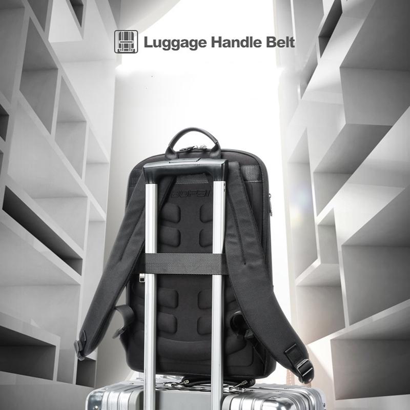 Waterproof Business Laptop Backpack - Genuine Leather Lightweight - Flagship