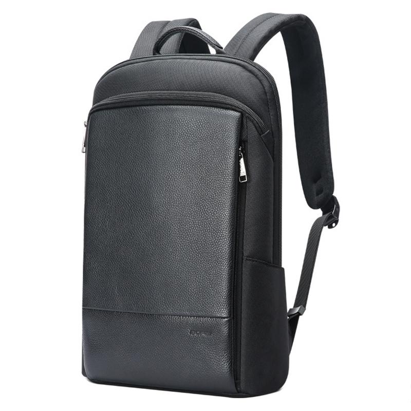 Waterproof Business Laptop Backpack - Genuine Leather Lightweight - Flagship