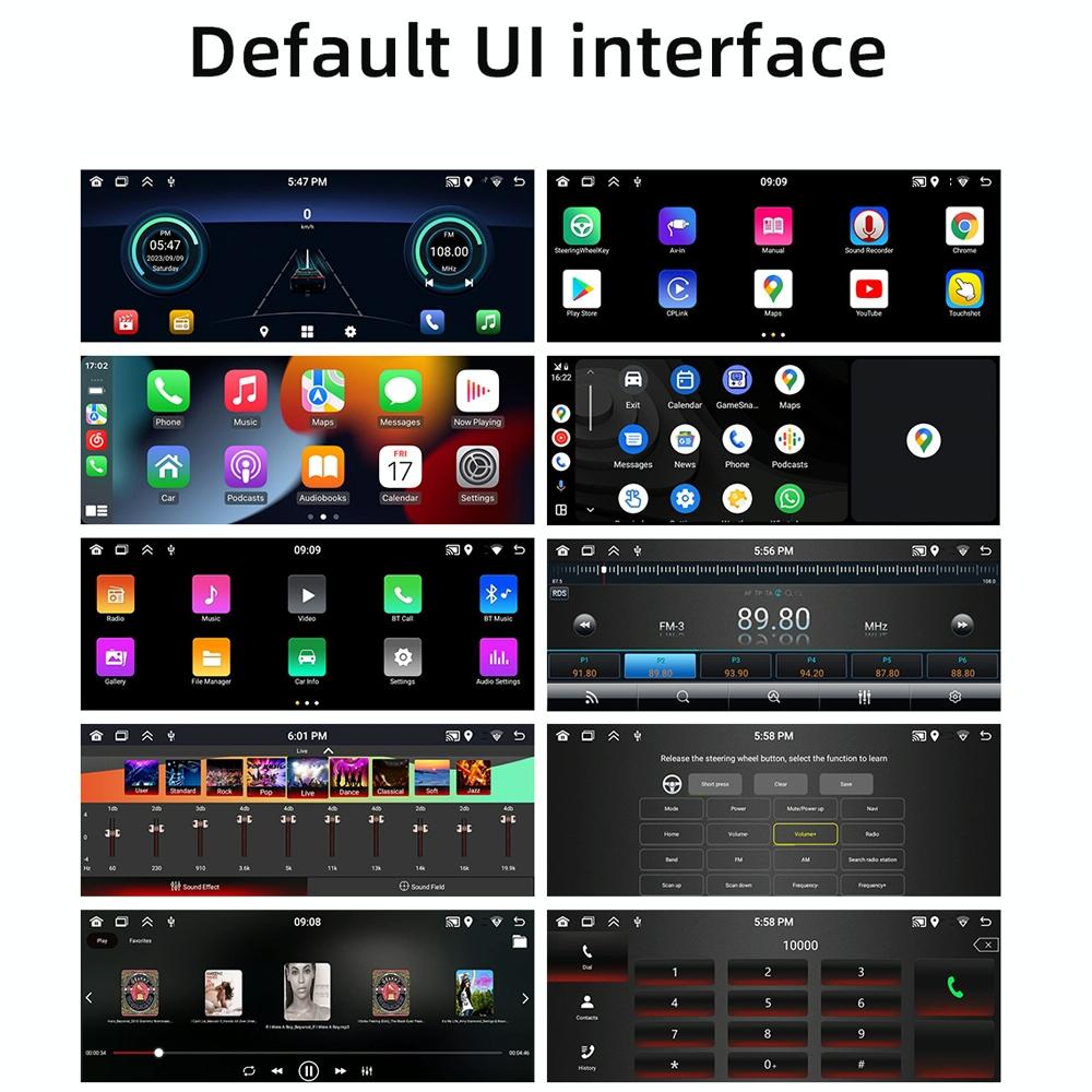 Universal Bluetooth Car Radio With Android Navigation - 1 + 32G Memory - 2 + 32G