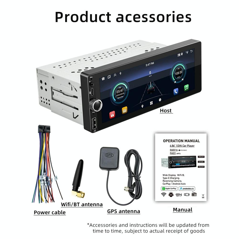 Universal Bluetooth Car Radio With Android Navigation - 1 + 32G Memory - 2 + 32G