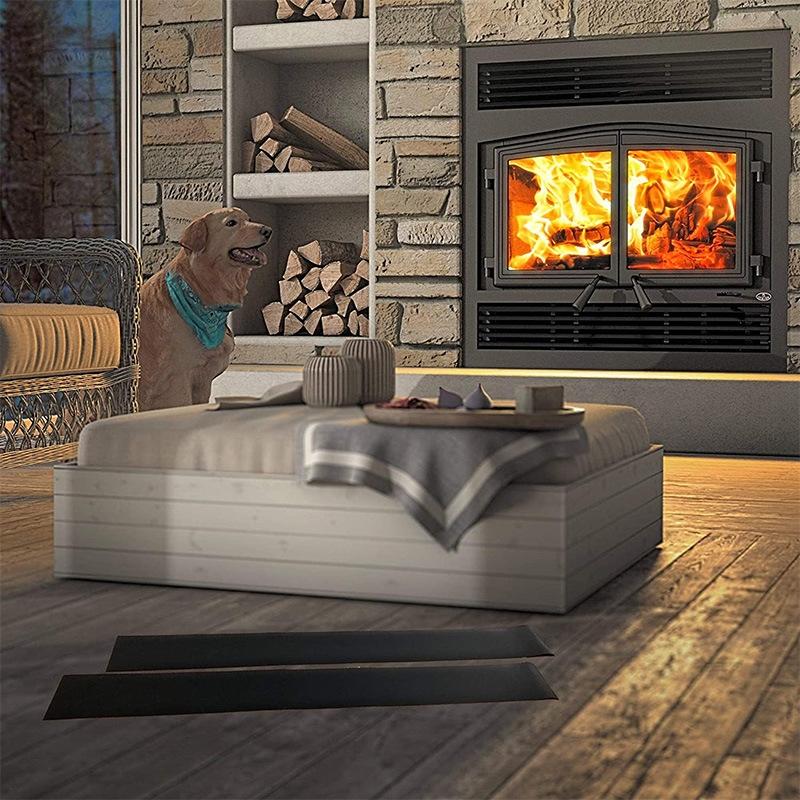 2-pack Magnetic Fireplace Draft Stopper - 101.6 x 10.16cm - Block Cold Air