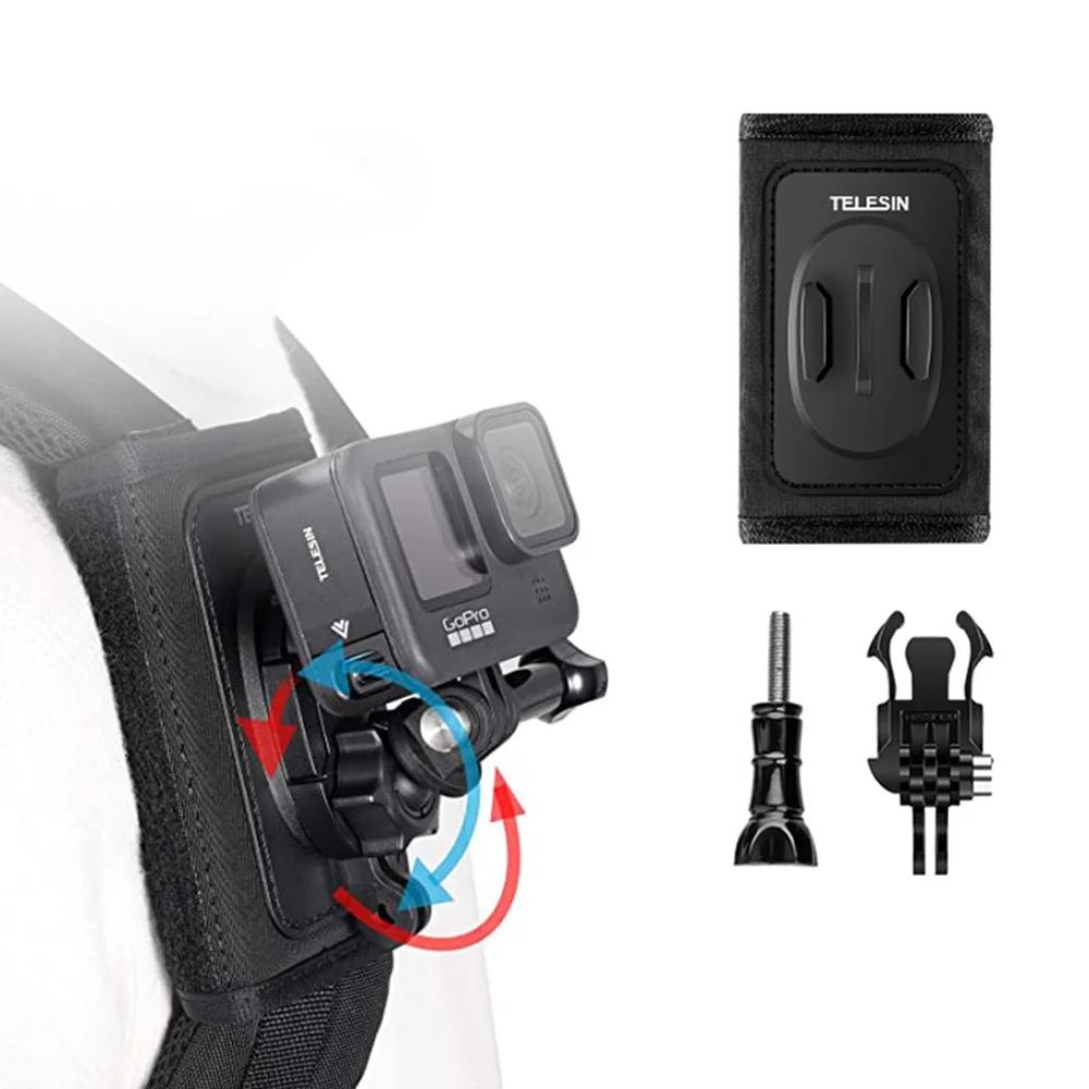 Universal Backpack Strap Mount for Action Cameras - Set A