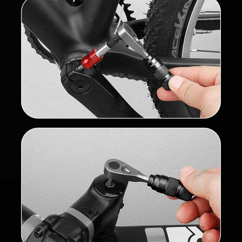 Mountain Bike Repair Tool Set With Ratchet Wrench - Set 2