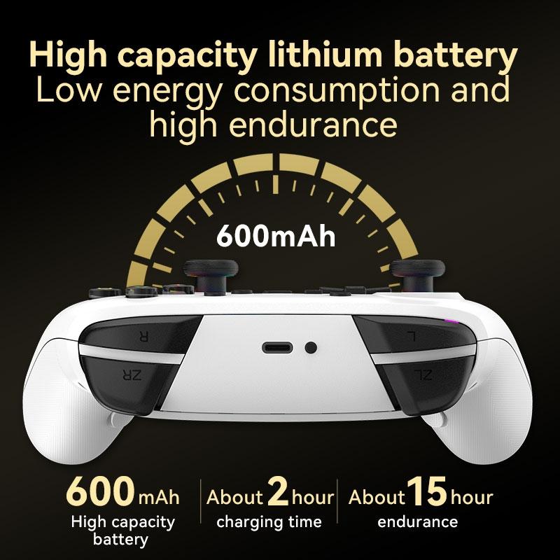 Wireless Gamepad for Nintendo Switch / Pro - Tooth Design - Tbd0603716902 White Green