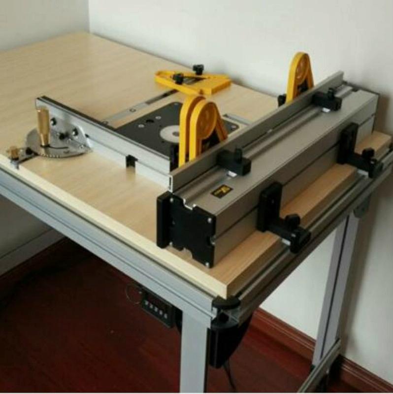 Table Saw Measuring Tool - Woodworking Pusher Slide Ruler