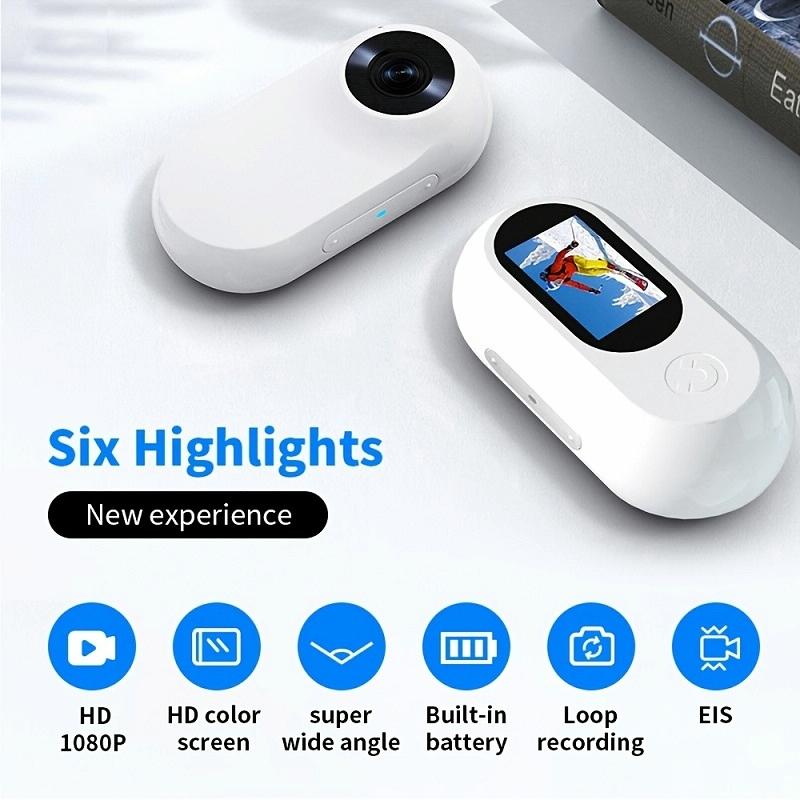 Portable Hd Magnetic Thumb Camera For Outdoor Cycling - Standard - Standard+Pet Silicone Collar