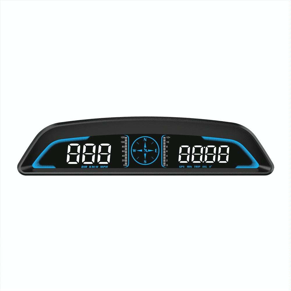 5.5 Inch Car Hud Display Gps Speed Alarm &amp; Odometer